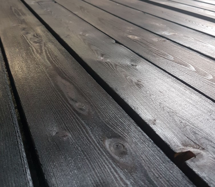 Charred timber cladding or Shou Sugi Ban as people know it Slemish