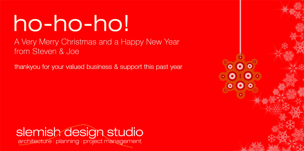 slemish design studio Christmas card 2012