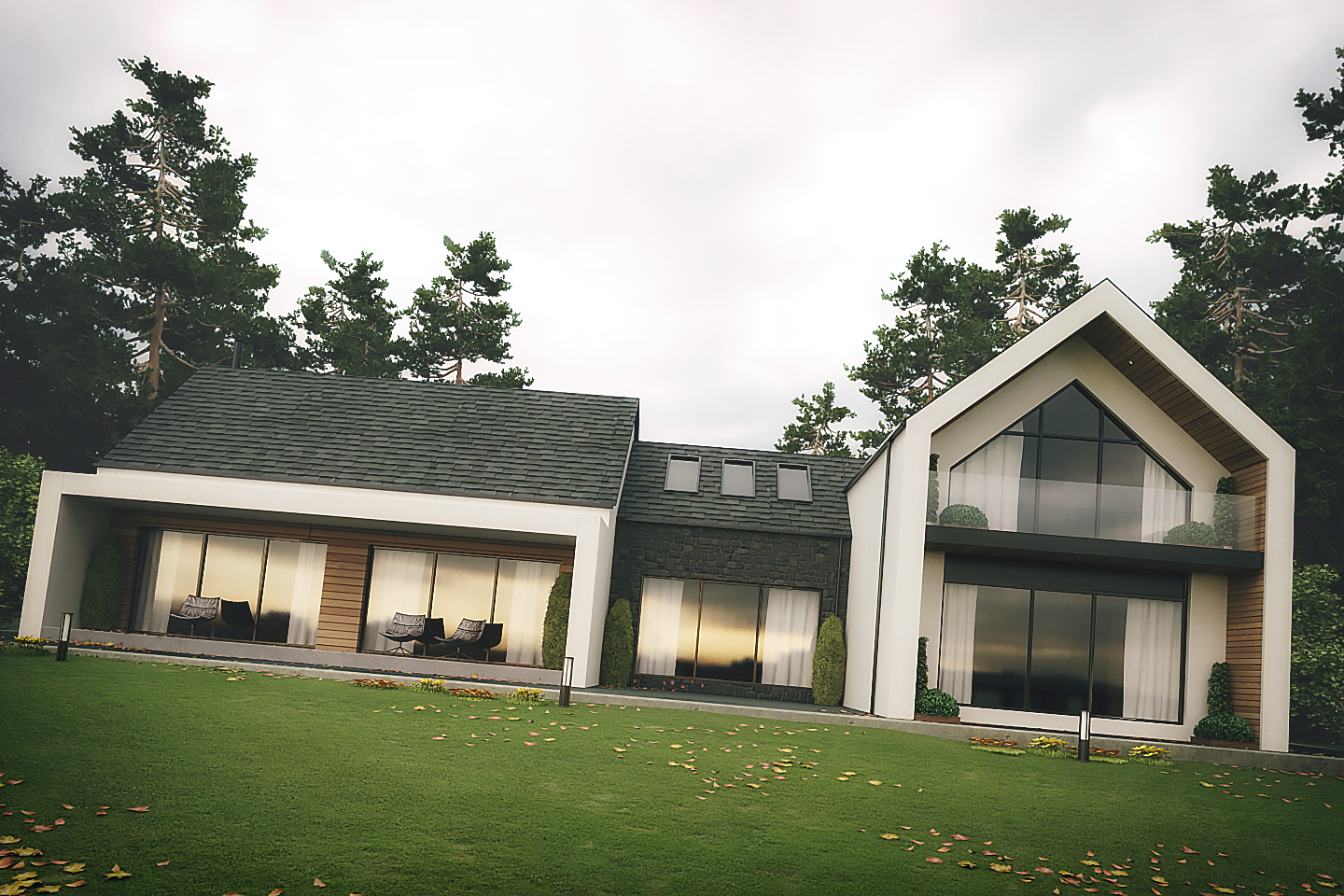 Modern house in Slieve Gullion, Newry, County Armagh Architects