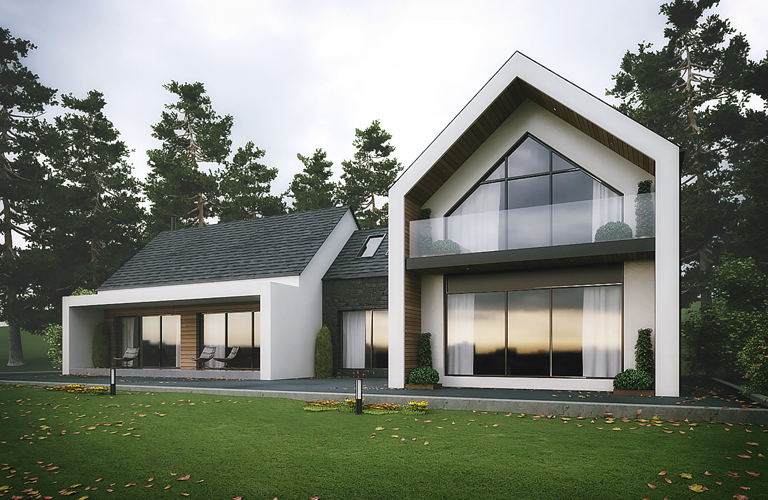  Modern  house  in Slieve Gullion Newry County Armagh 